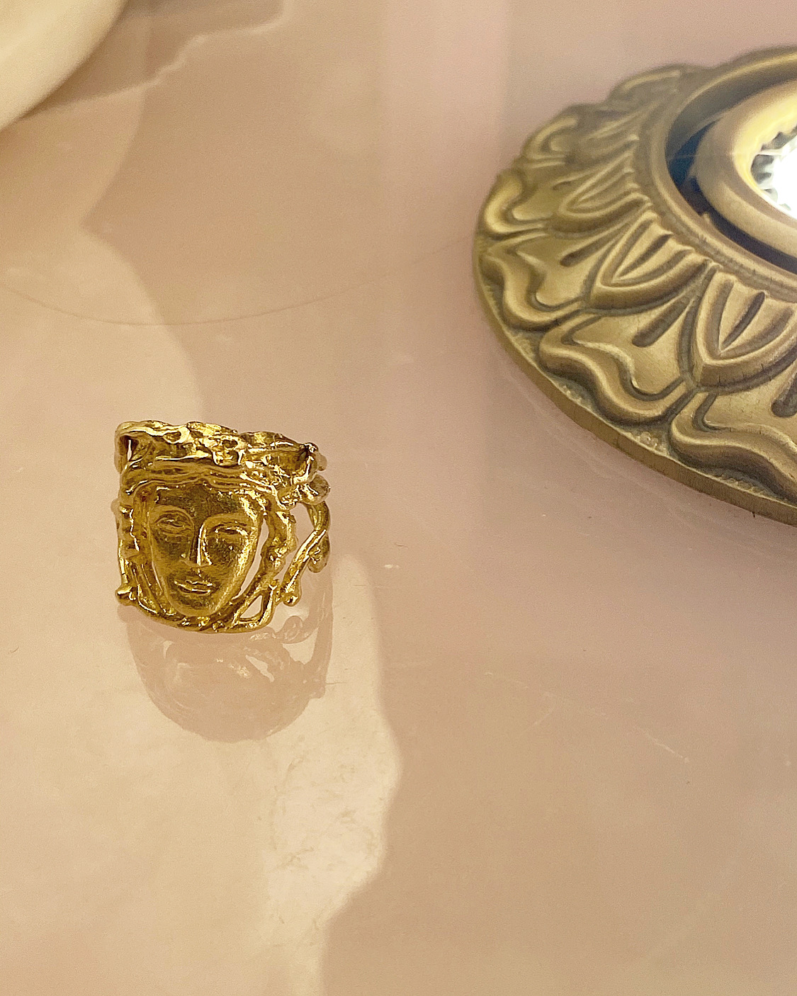 Medusa Gold Ring - Image 3