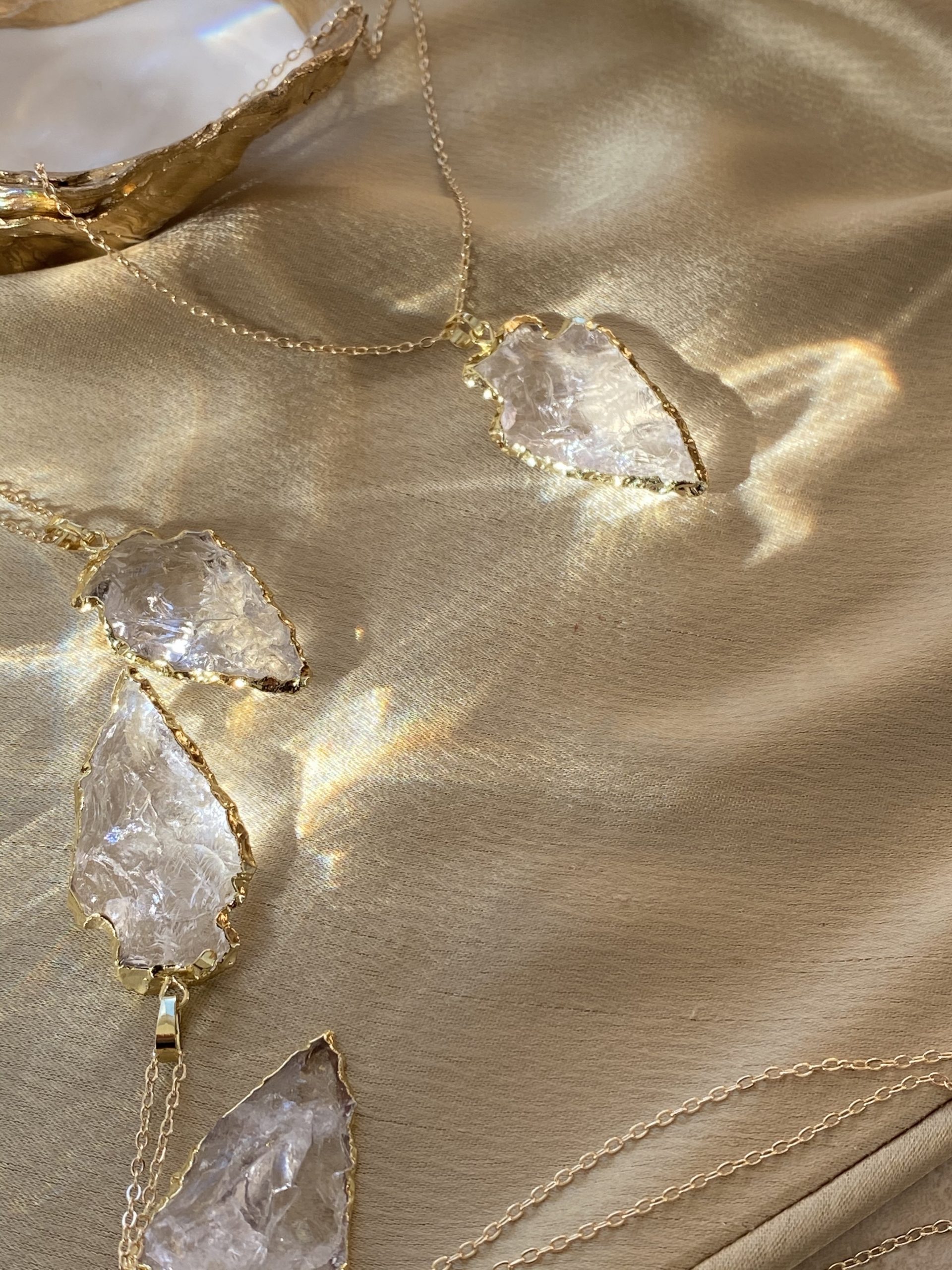 Nirvana Gold Quartz Necklace - Image 8