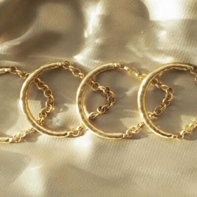 Torqua Gold Chain Bangle