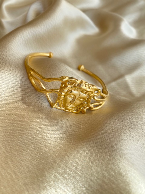 Medusa Gold Bangle - Image 3