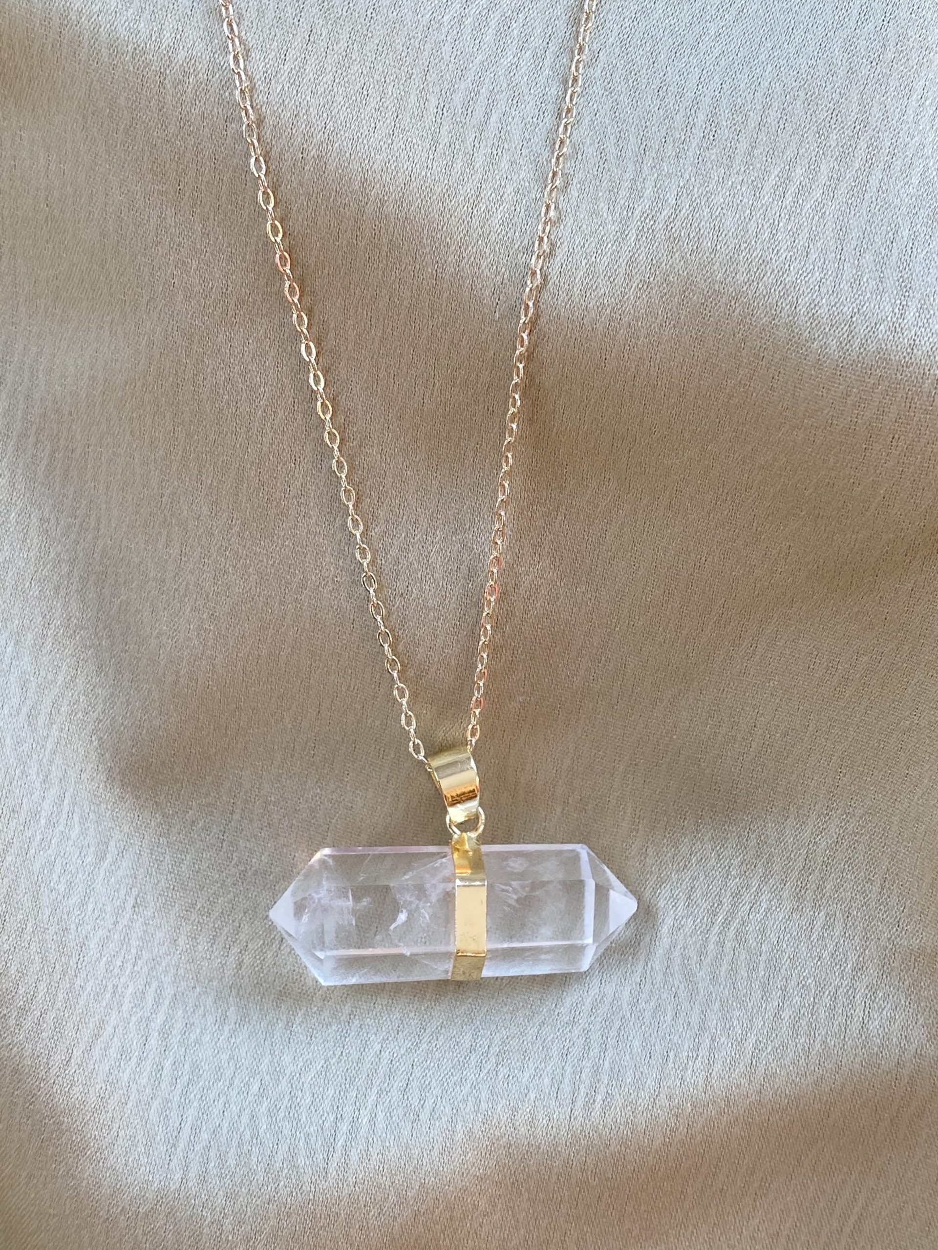 Taey Gold T Bar Necklace - Image 5