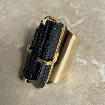 Zara Black Tourmaline Ring