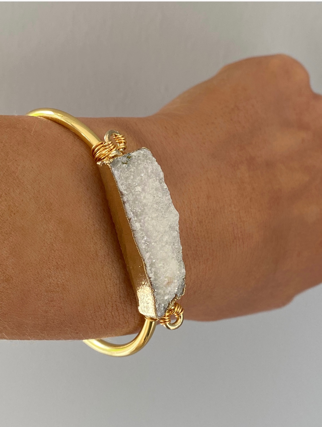 Sugar Druzy Bangle