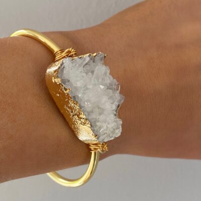 Rock Crystal Bangle
