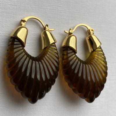 Cyra tortoise shell earrings