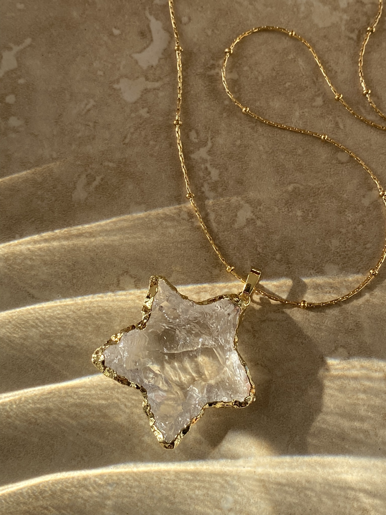 Quartz Star Necklace