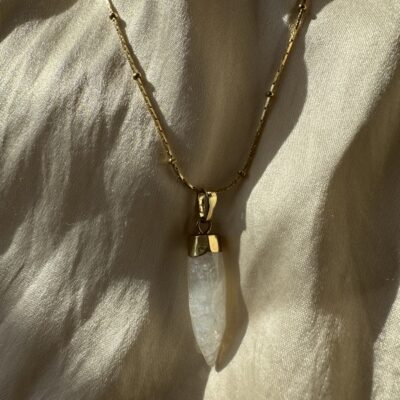 Moonstone Spike Necklace
