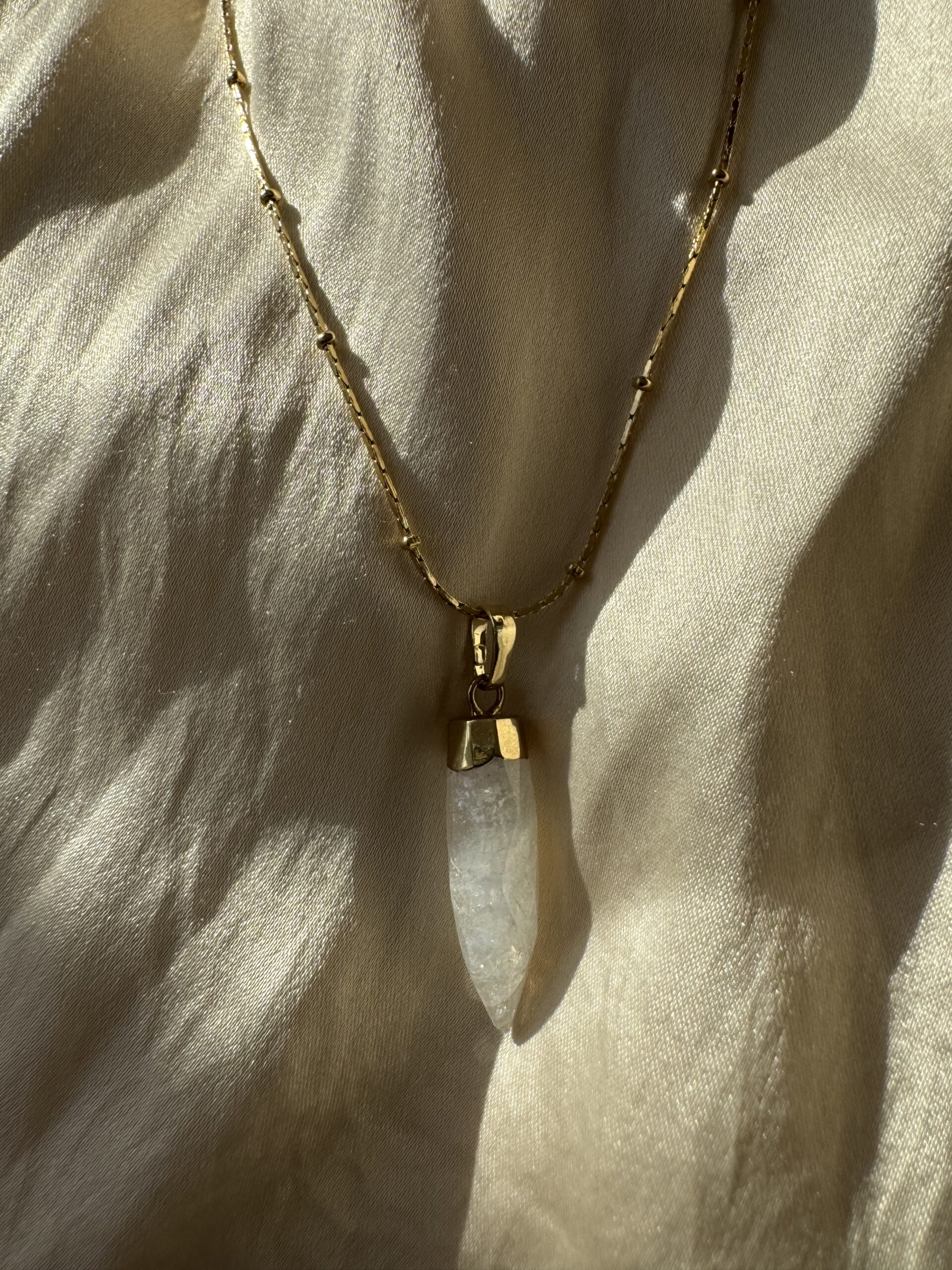 Moonstone Spike Necklace