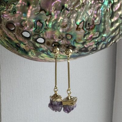 Amethyst Drop Earrings