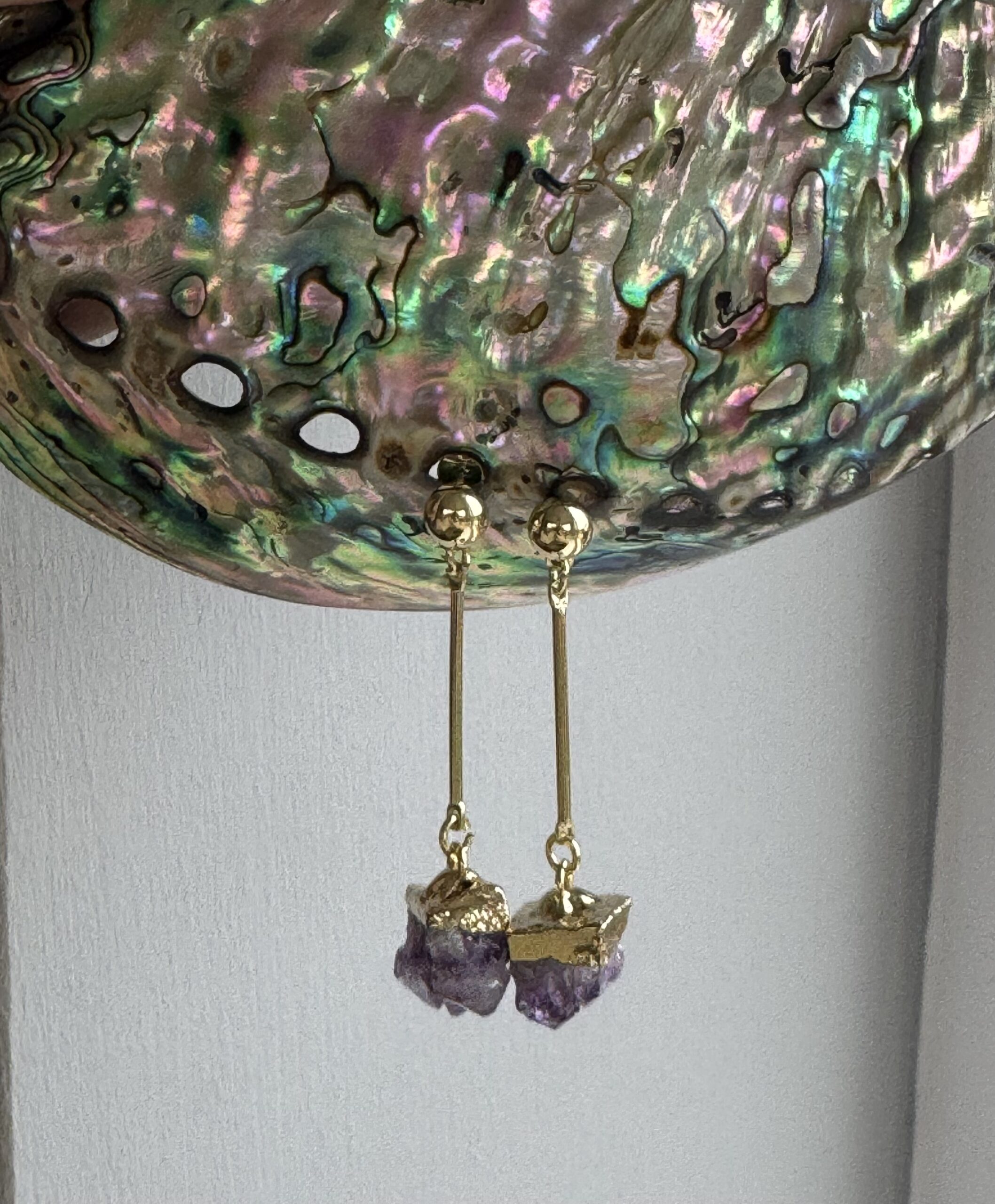 Amethyst Drop Earrings