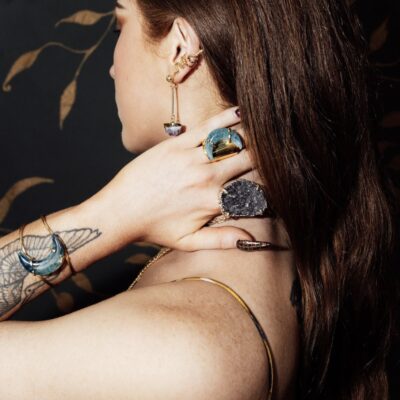 Serpentina Snake Cuff Earring